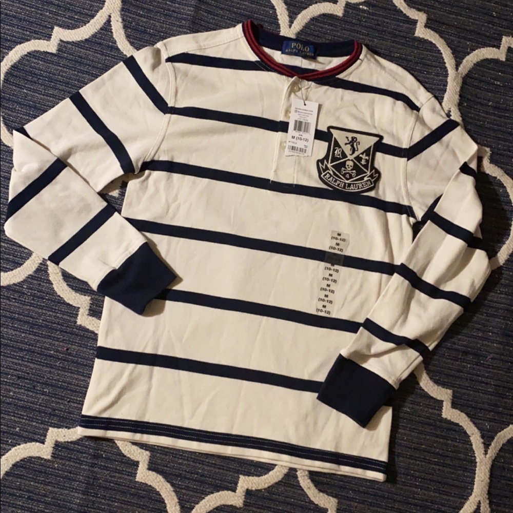 NWT- Boys Polo long sleeve